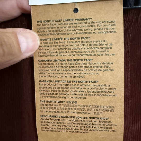 NEW North Face women corduroy, easy pants, dark oak size XL wide leg cropped - Picture 12 of 13